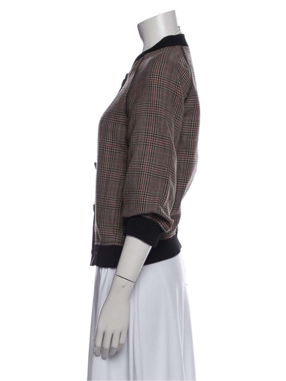 3.1 Phillip Lim Wool Tweed Pattern Jacket - Picture 3 of 3